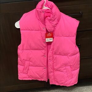 Pink Puffer Vest